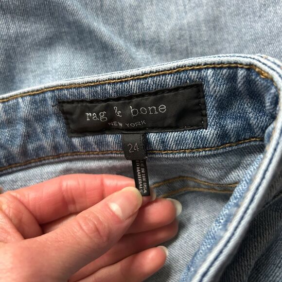 Rag & Bone Nina High Rise Ankle Cigarette Jeans Size 24 - Picture 6 of 8